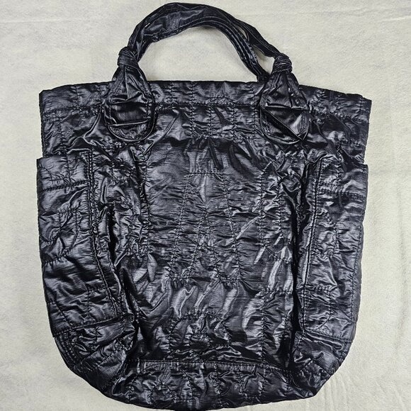 Marc Jacobs Black Nylon Quilted Nylon Reversible Tote Bag - Picture 3 of 6